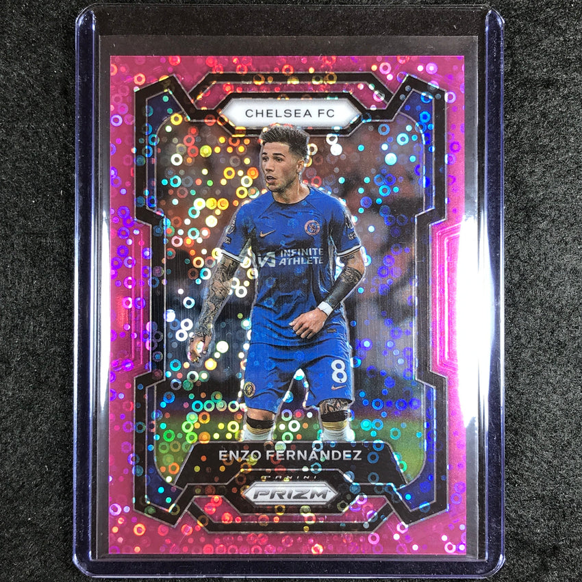 2023-24 Prizm Epl Enzo Fernandez Breakaway Pink 112/149 No 197