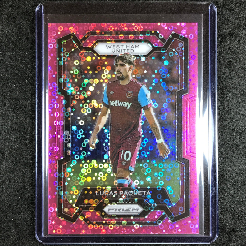 2023-24 Prizm Epl Lucas Paqueta Breakaway Pink 92/149 #221