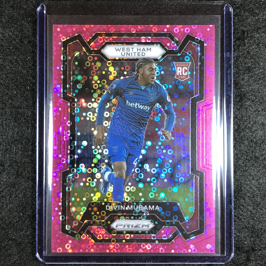 2023-24 Prizm Epl Divin Mubama Rookie Breakaway Pink 25/149 #225