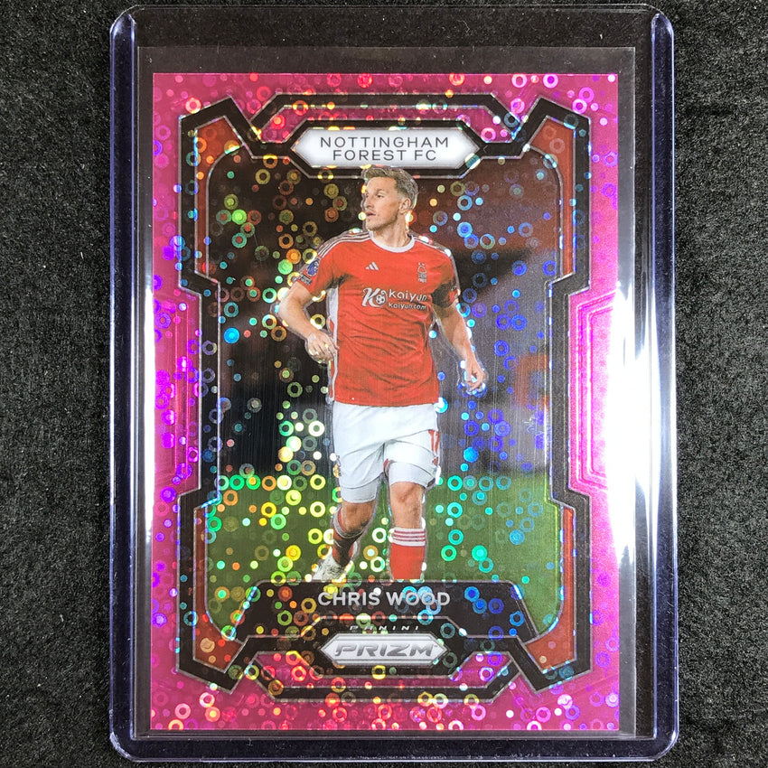 2023-24 Prizm Epl Chris Wood Breakaway Pink 9/149 #249
