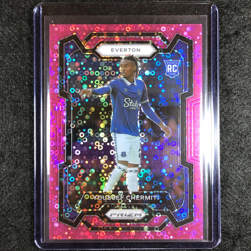 2023-24 Prizm Epl Youssef Chermiti Rookie Breakaway Pink 78/149 #259