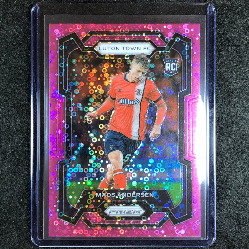 2023-24 Prizm Epl Mads Andersen Rookie Breakaway Pink 7/149 #297