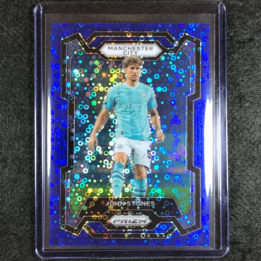 2023-24 Prizm Epl John Stones Breakaway Blue 11/99 #8