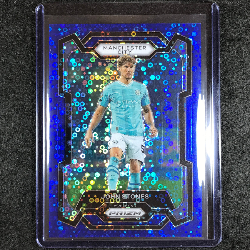 2023-24 Prizm Epl John Stones Breakaway Blue 37/99 #8