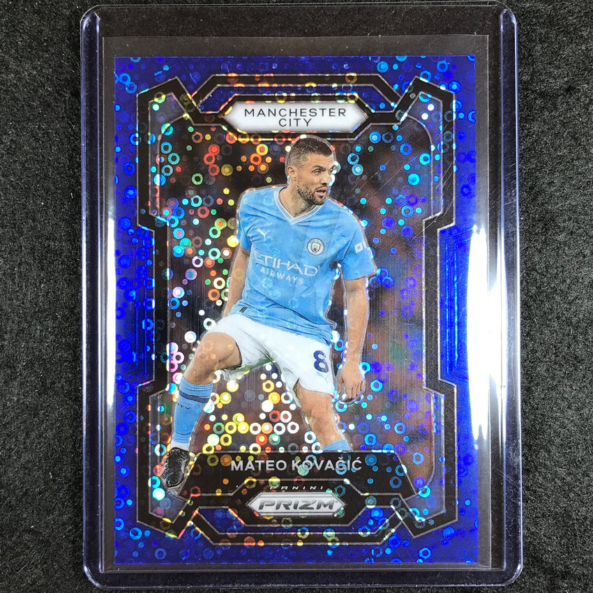2023-24 Prizm Epl Mateo Kovacic Breakaway Blue 67/99 #13