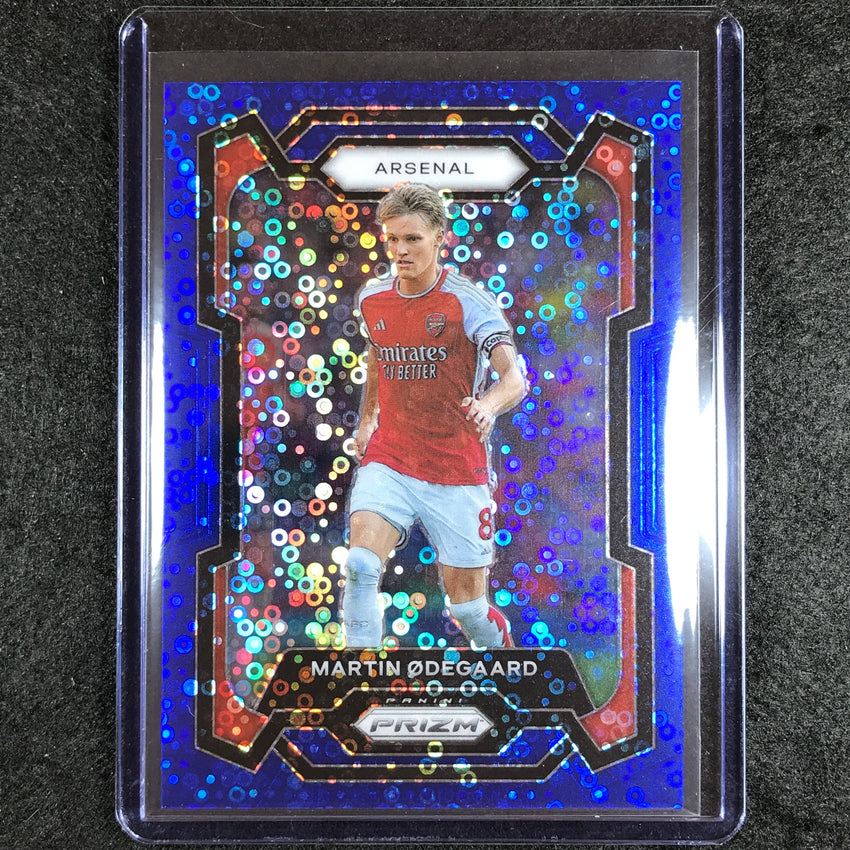 2023-24 Prizm Epl Martin Odegaard Breakaway Blue 5/99 No 19