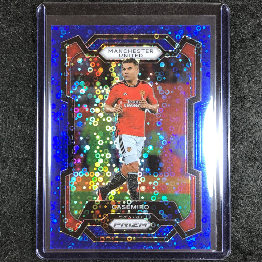 2023-24 Prizm Epl Casemiro Breakaway Blue 9/99 #42