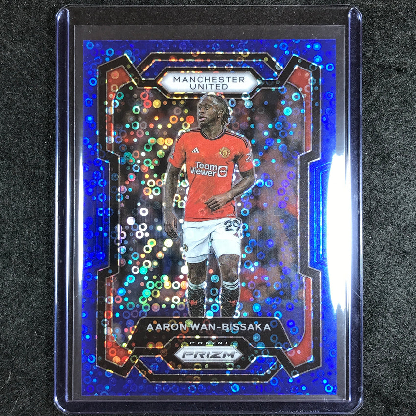2023-24 Prizm Epl Aaron Wan-bissaka Breakaway Blue 30/99 #54