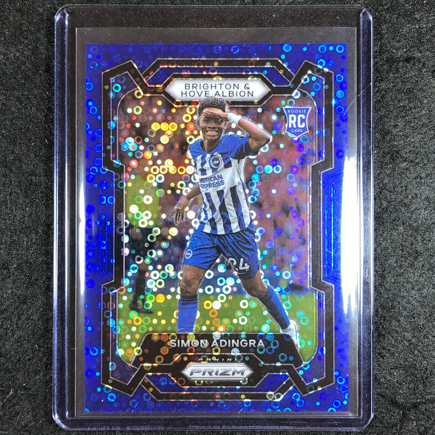 2023-24 Prizm Epl Simon Adingra Rookie Breakaway Blue 23/99 No 98