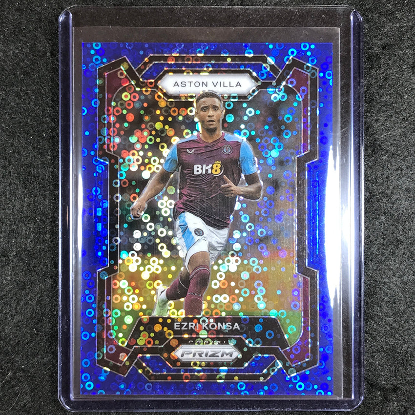 2023-24 Prizm Epl Ezri Konsa Breakaway Blue 42/99 #108