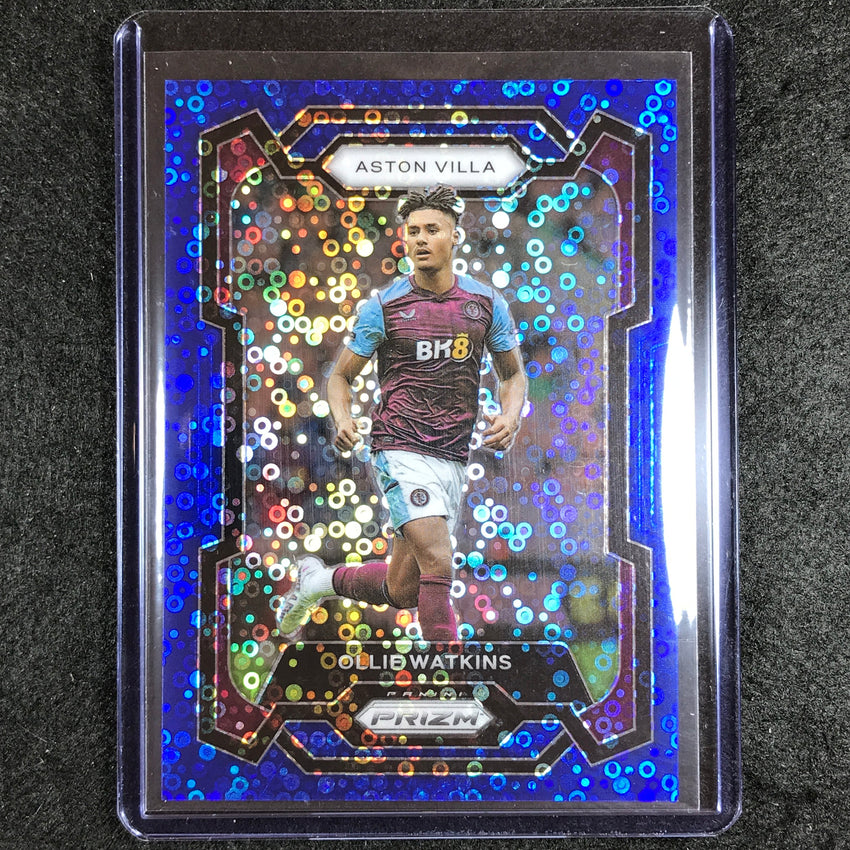 2023-24 Prizm Epl Ollie Watkins Breakaway Blue 55/99 #112