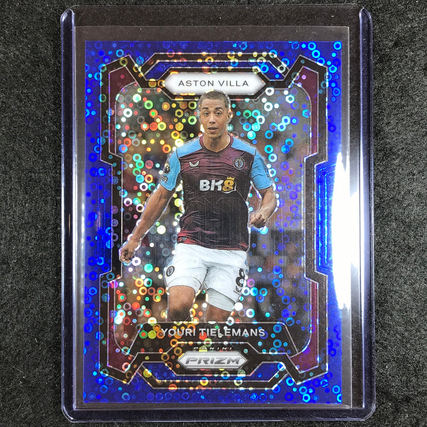 2023-24 Prizm Epl Youri Tielemans Breakaway Blue 68/99 #118