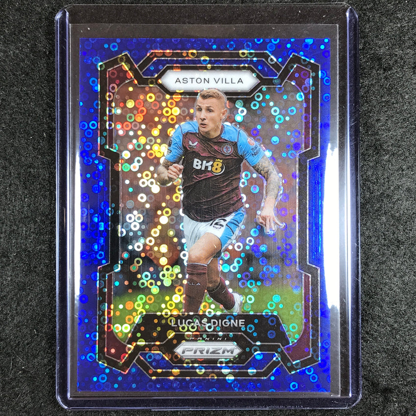 2023-24 Prizm Epl Lucas Digne Breakaway Blue 35/99 #120