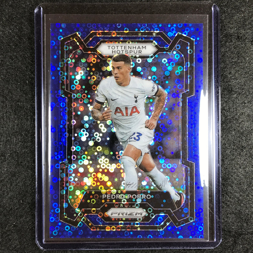 2023-24 Prizm Epl Pedro Porro Breakaway Blue 87/99 #132