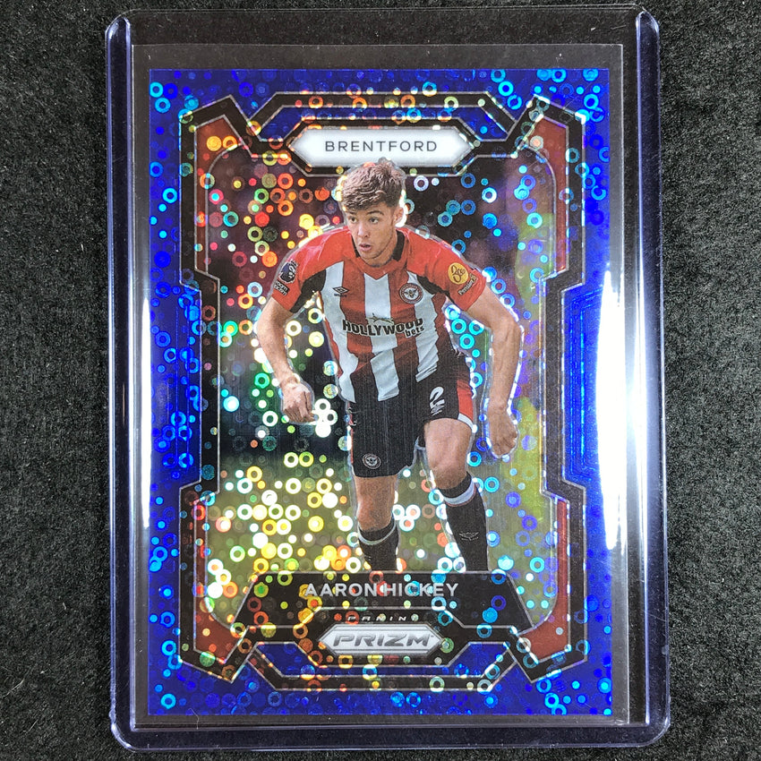 2023-24 Prizm Epl Aaron Hickey Breakaway Blue 81/99 #141