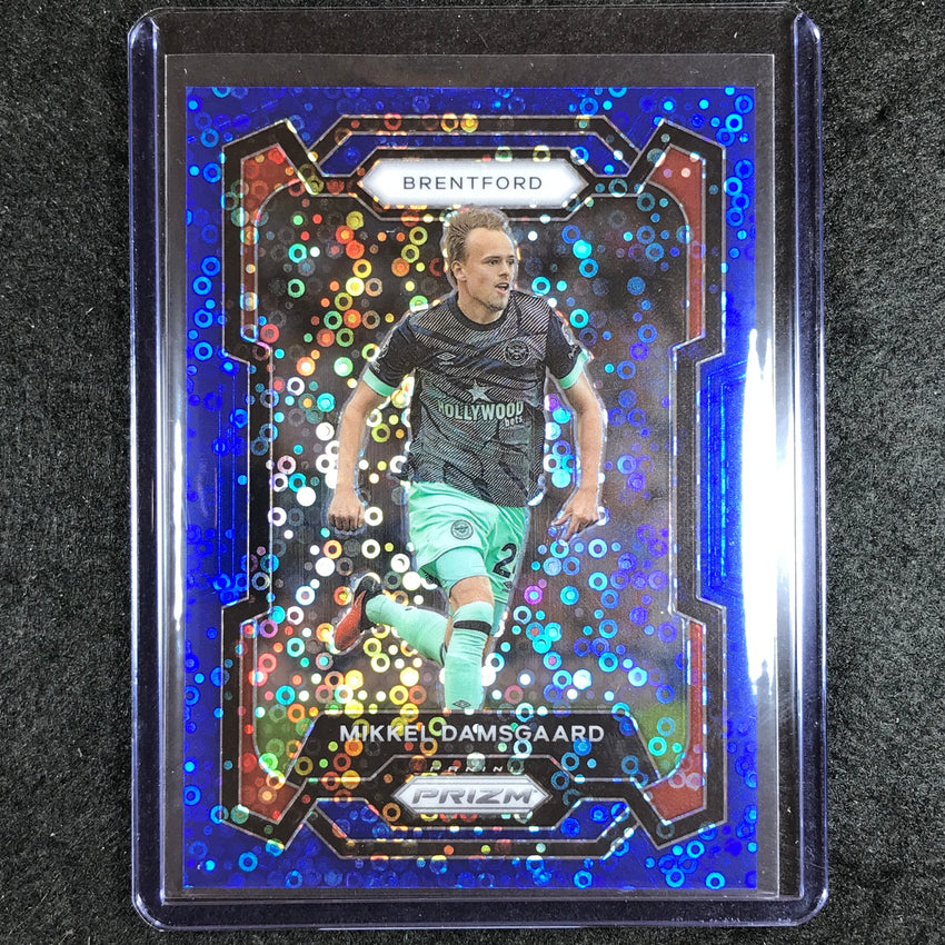 2023-24 Prizm Epl Mikkel Damsgaard Breakaway Blue 30/99 #148