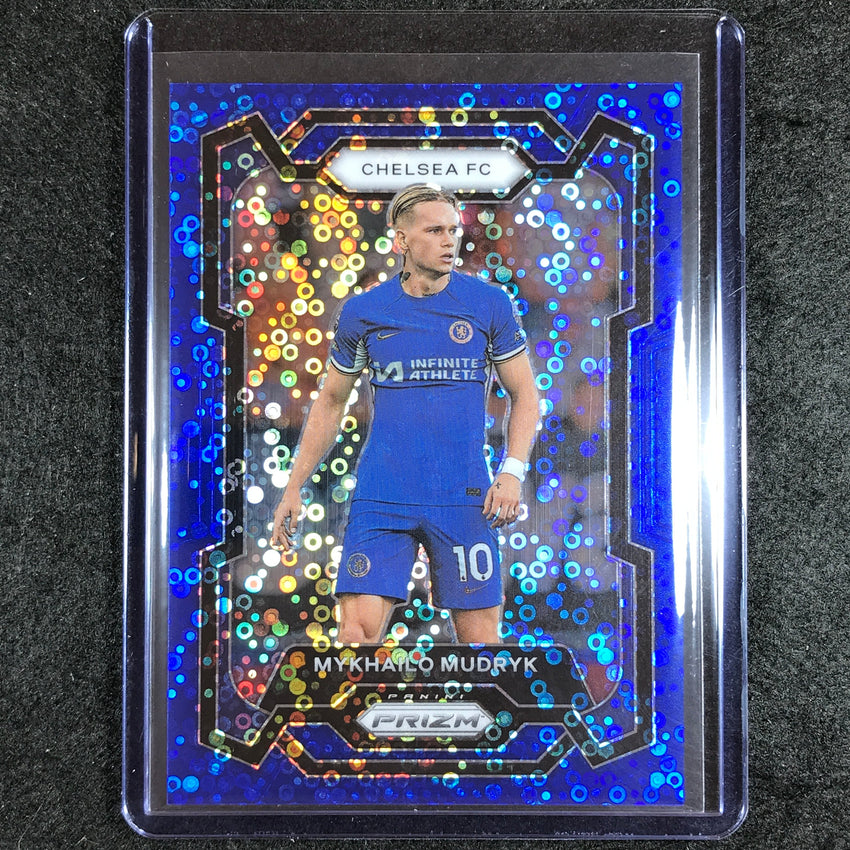 2023-24 Prizm Epl Mykhailo Mudryk Breakaway Blue 13/99 No 186