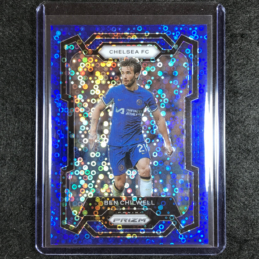 2023-24 Prizm Epl Ben Chilwell Breakaway Blue 1/99 No 188
