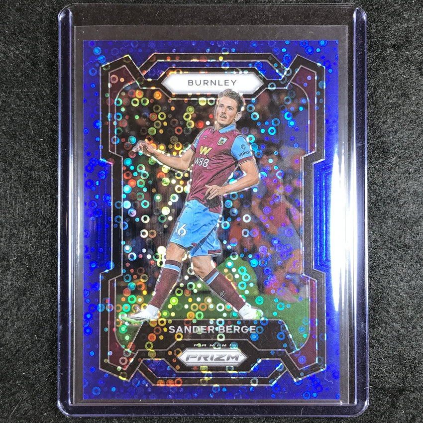 2023-24 Prizm Epl Sander Berge Breakaway Blue 25/99 #266