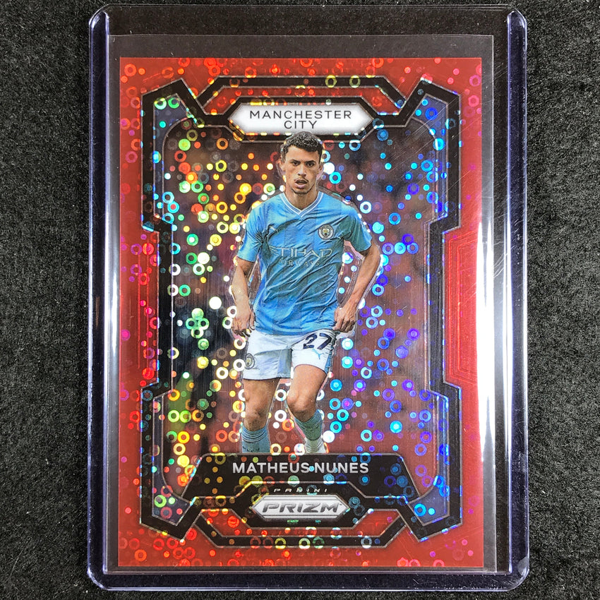 2023-24 Prizm Epl Matheus Nunes Breakaway Red 9/49 #16