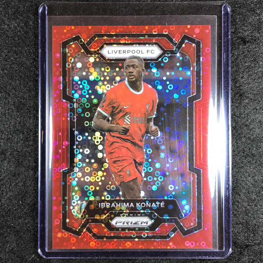 2023-24 Prizm Epl Ibrahima Konate Breakaway Red 30/49 #82