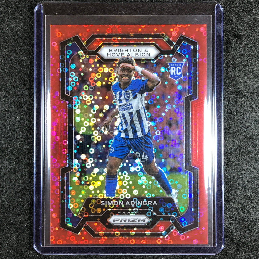 2023-24 Prizm Epl Simon Adingra Rookie Breakaway Red 16/49 No 98