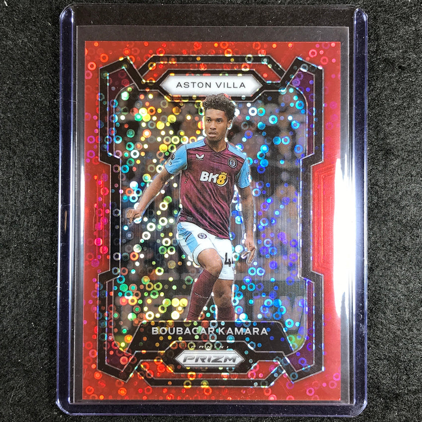 2023-24 Prizm Epl Boubacar Kamara Breakaway Red 30/49 #116