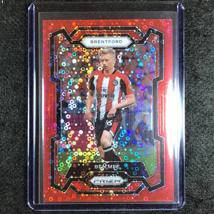 2023-24 Prizm Epl Ben Mee Breakaway Red 30/49 #142