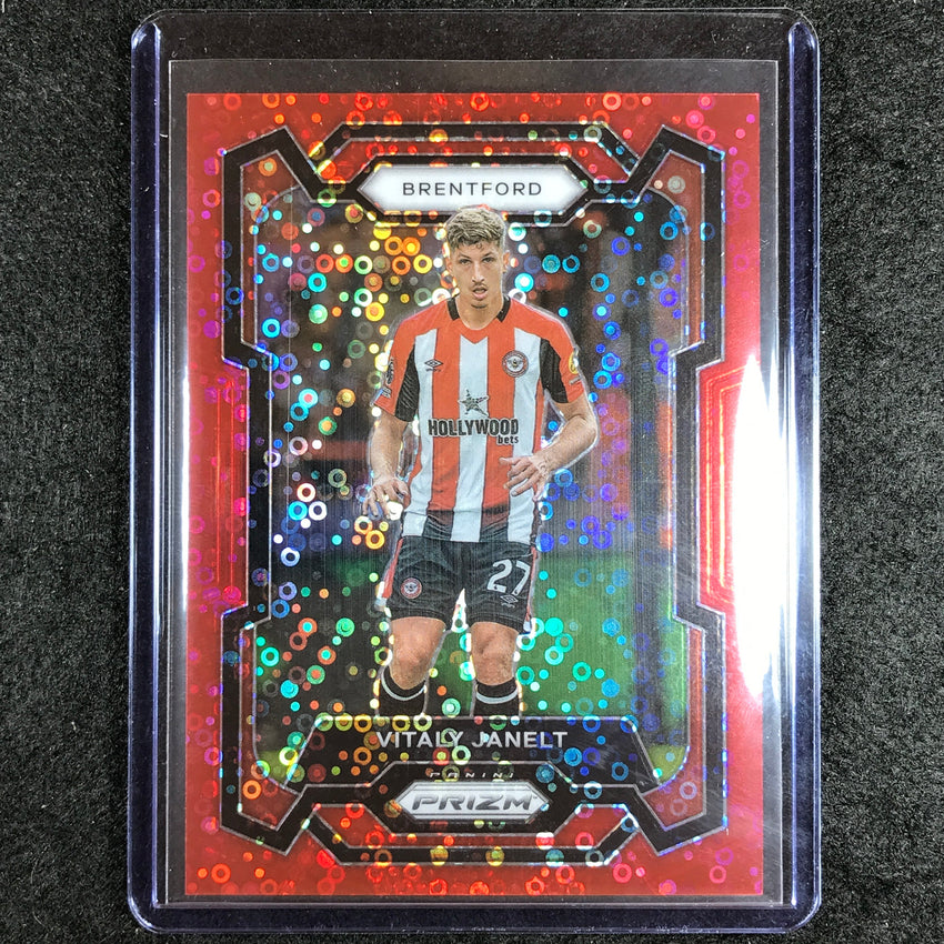 2023-24 Prizm Epl Vitaly Janelt Breakaway Red 8/49 #151