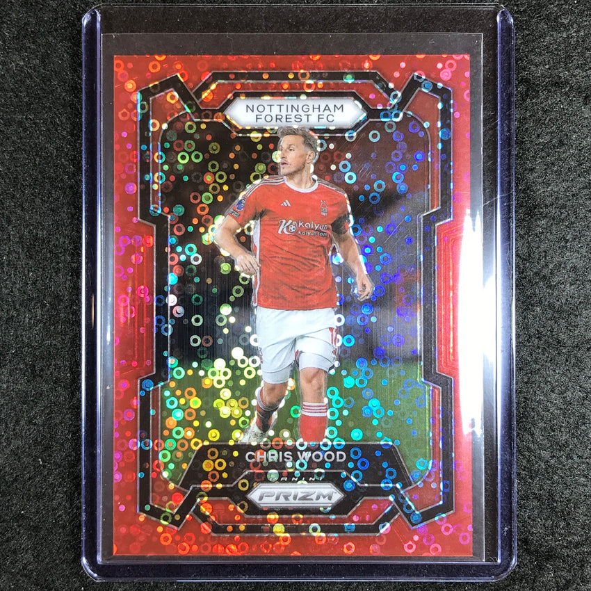 2023-24 Prizm Epl Chris Wood Breakaway Red 21/49 #249