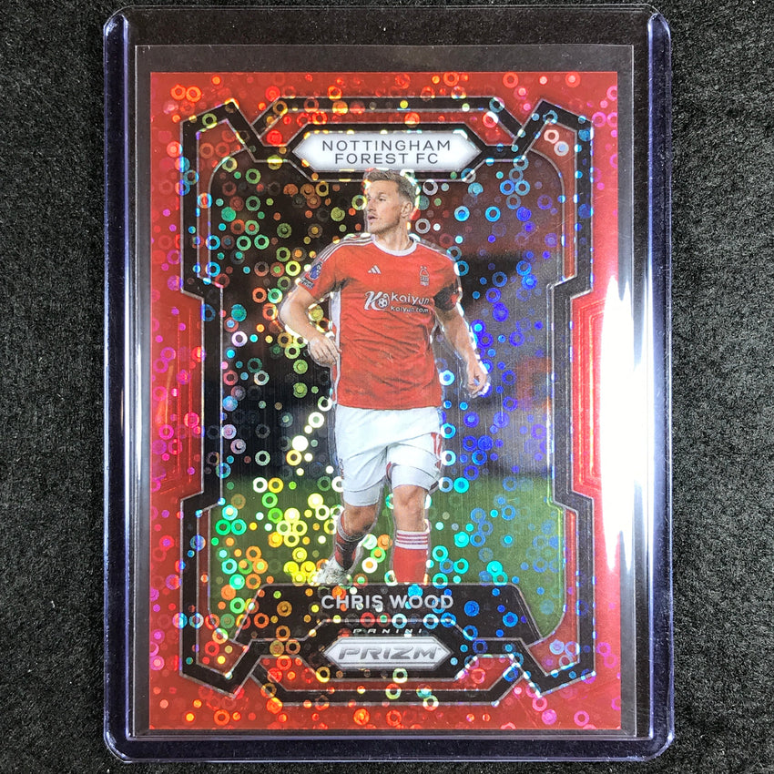 2023-24 Prizm Epl Chris Wood Breakaway Red 39/49 #249