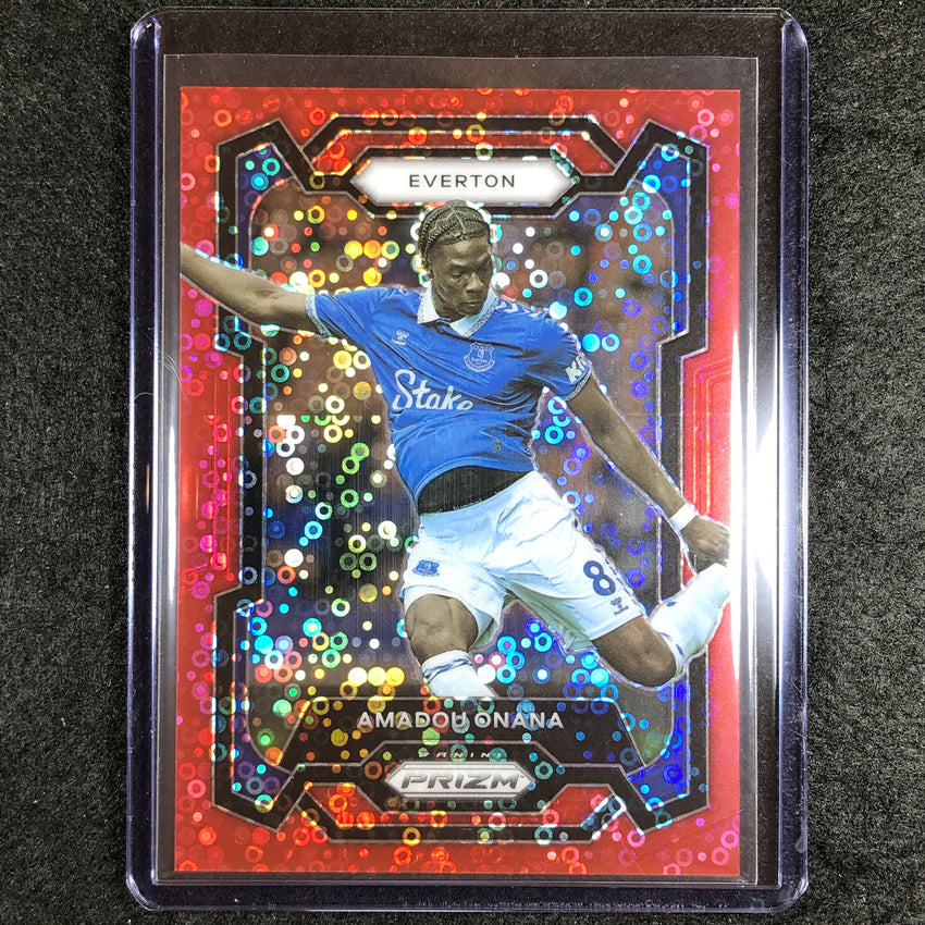 2023-24 Prizm Epl Amadou Onana Breakaway Red 34/49 #253