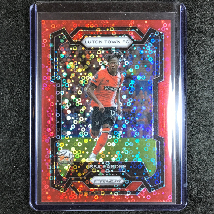 2023-24 Prizm Epl Issa Kabore Breakaway Red 9/49 #295
