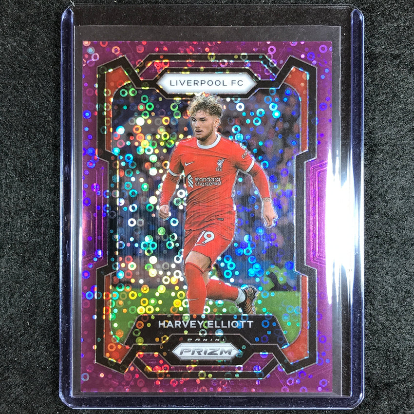 2023-24 Prizm Epl Harvey Elliott Breakaway Purple 15/25 #79
