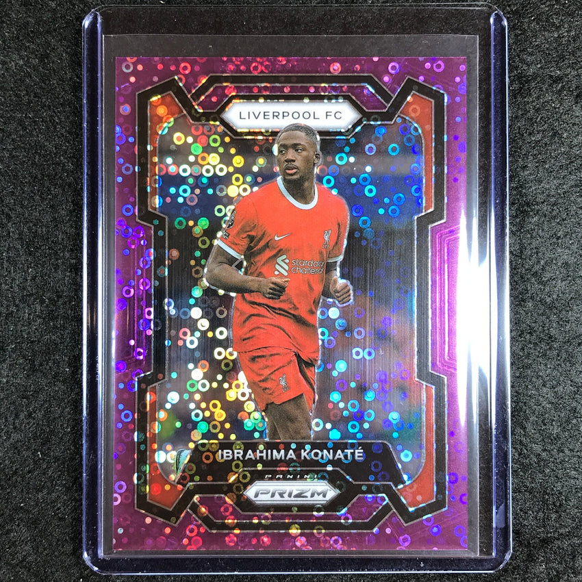 2023-24 Prizm Epl Ibrahima Konate Breakaway Purple 14/25 #82