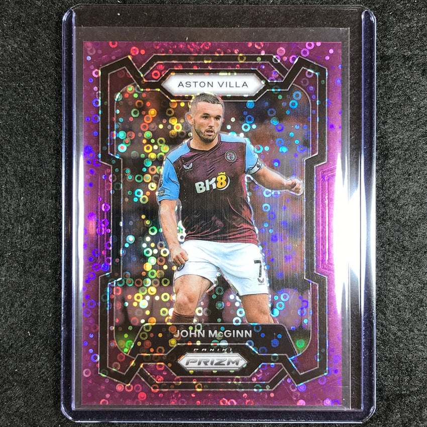 2023-24 Prizm Epl John Mcginn Breakaway Purple 8/25 #114