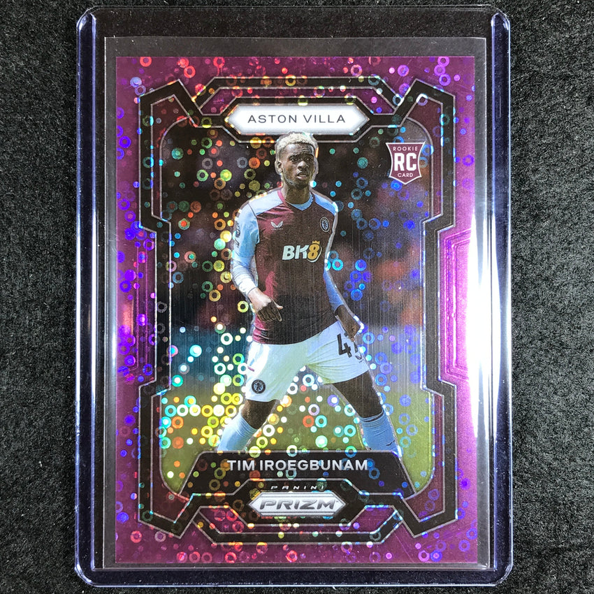 2023-24 Prizm Epl Tim Iroegbunam Rookie Breakaway Purple 9/25 #117