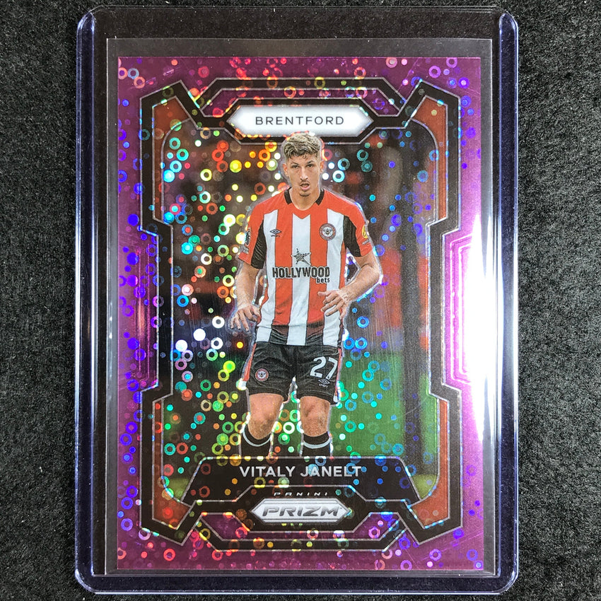 2023-24 Prizm Epl Vitaly Janelt Breakaway Purple 6/25 #151-Cherry Collectables