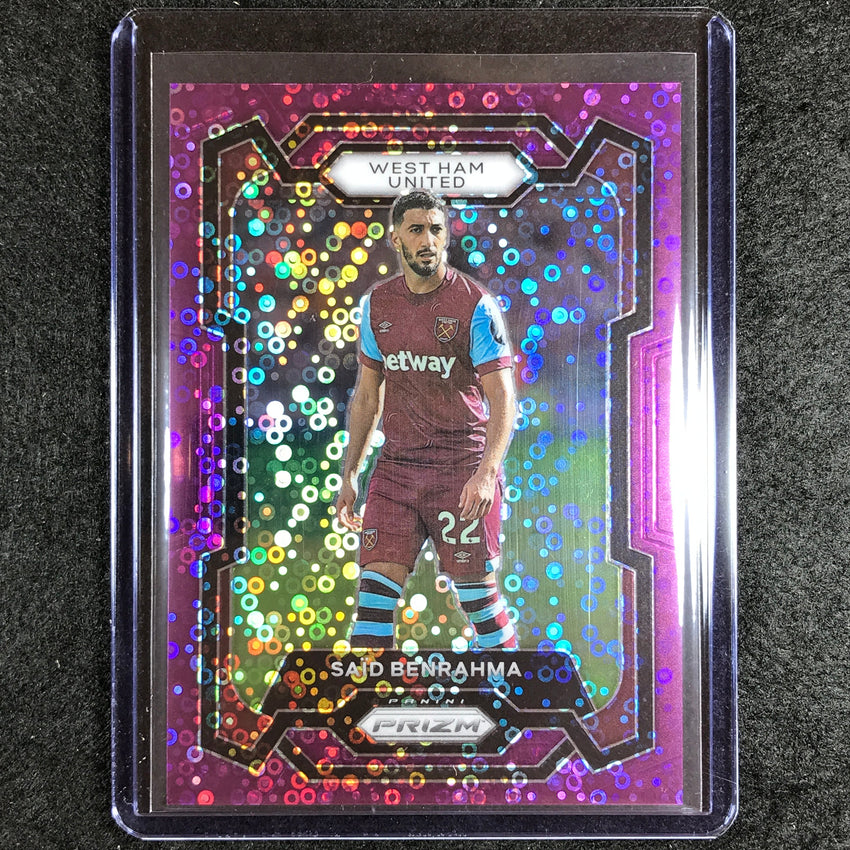 2023-24 Prizm Epl Said Benrahma Breakaway Purple 12/25 #217