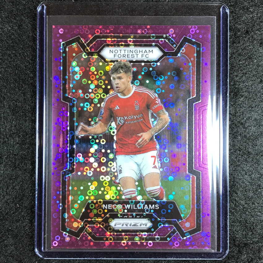 2023-24 Prizm Epl Neco Williams Breakaway Purple 5/25 #247