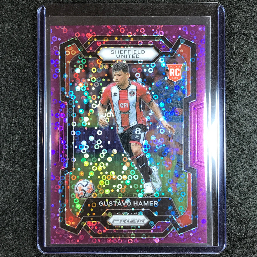 2023-24 Prizm Epl Gustavo Hamer Rookie Breakaway Purple 2/25 #277