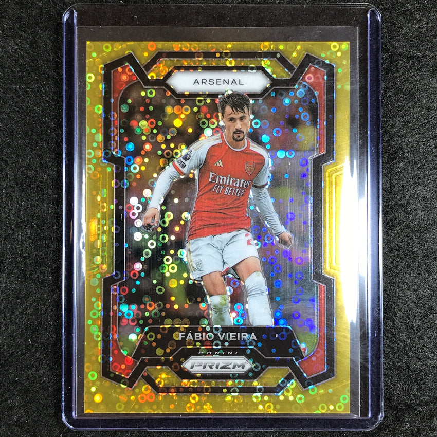 2023-24 Prizm Epl Fabio Vieira Breakaway Gold 10/10 No 34