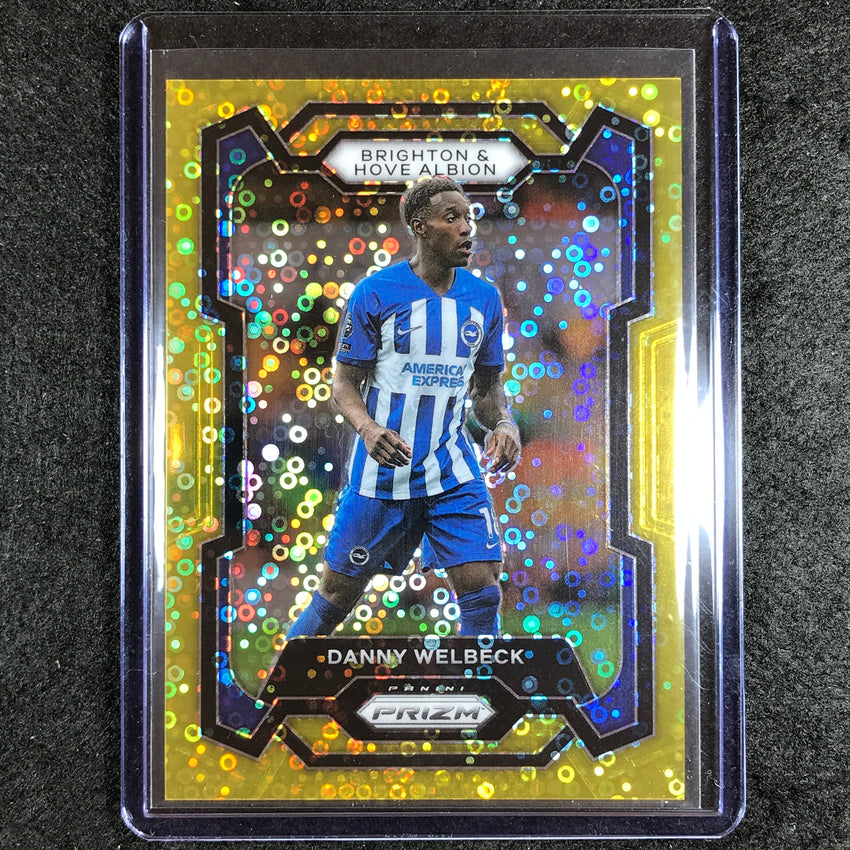 2023-24 Prizm Epl Danny Welbeck Breakaway Gold 9/10 #97