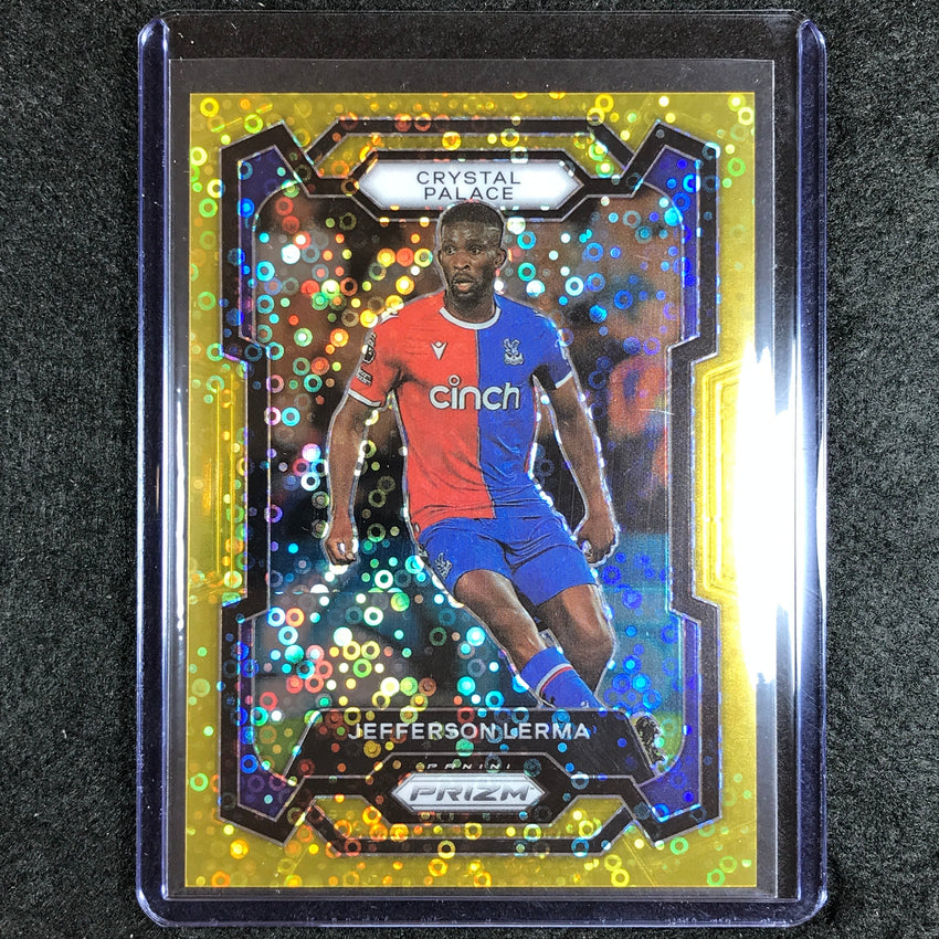 2023-24 Prizm Epl Jefferson Lerma Breakaway Gold 4/10 #181
