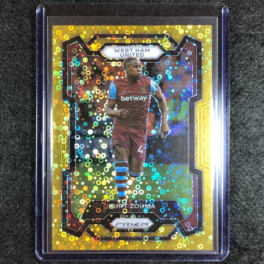 2023-24 Prizm Epl Kurt Zouma Breakaway Gold 4/10 #219