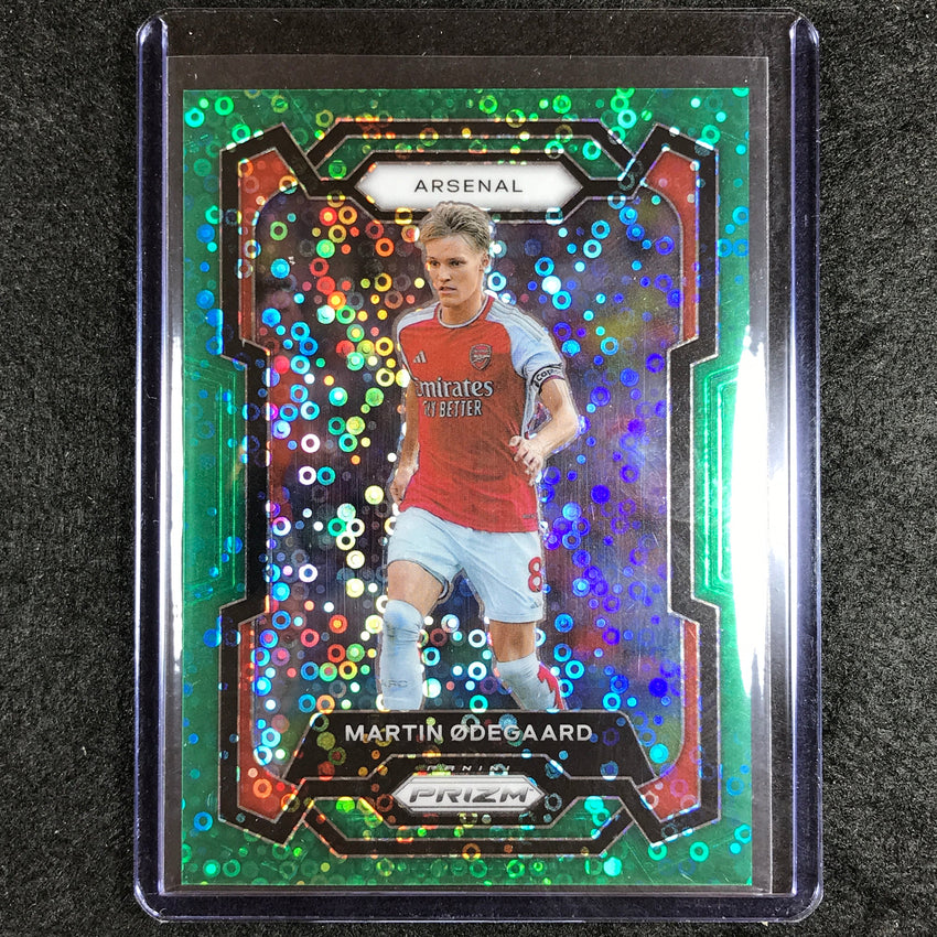2023-24 Prizm Epl Martin Odegaard Breakaway Green 4/5 No 19