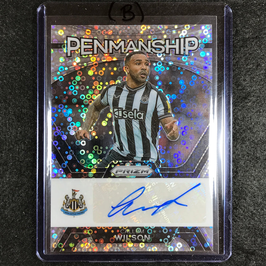2023-24 Prizm EPL CALLUM WILSON Penmanship Auto Breakaway #CW (B)