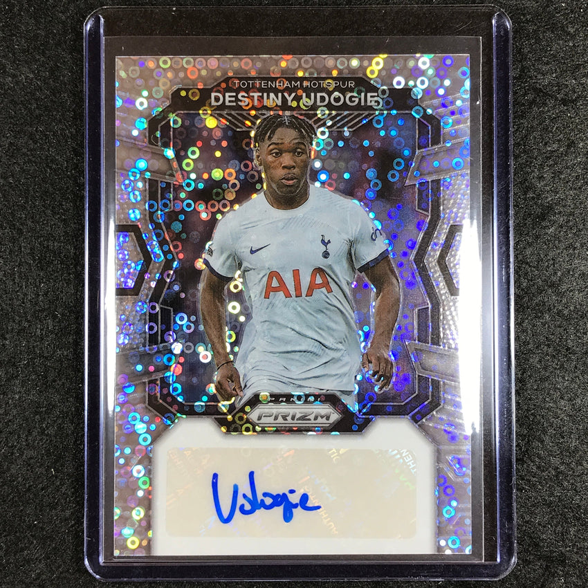 2023-24 Prizm Epl Destiny Udogie Signatures Auto Breakaway No Du