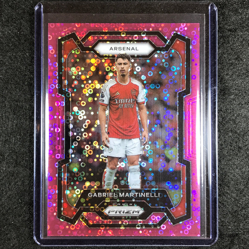2023-24 Prizm Epl Gabriel Martinelli Breakaway Pink 99/149 No 25