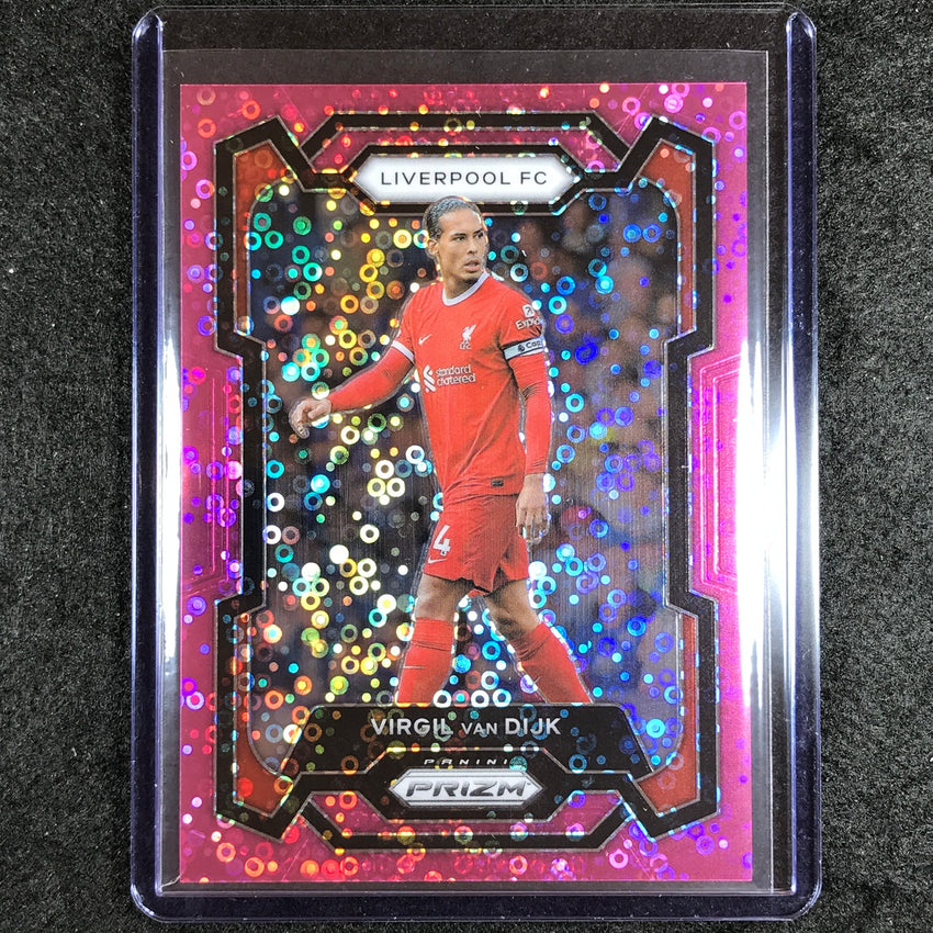 2023-24 Prizm Epl Virgil Van Dijk Breakaway Pink 75/149 #81